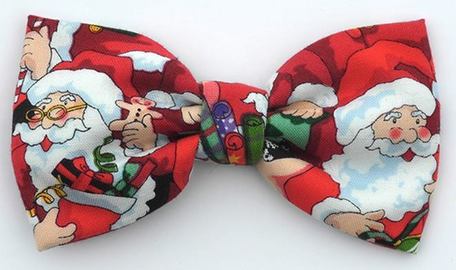 Christmas Bow tie with Santa Claus