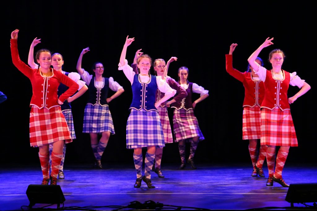 Highland dancers - Mhairi Hogg School of Dancing